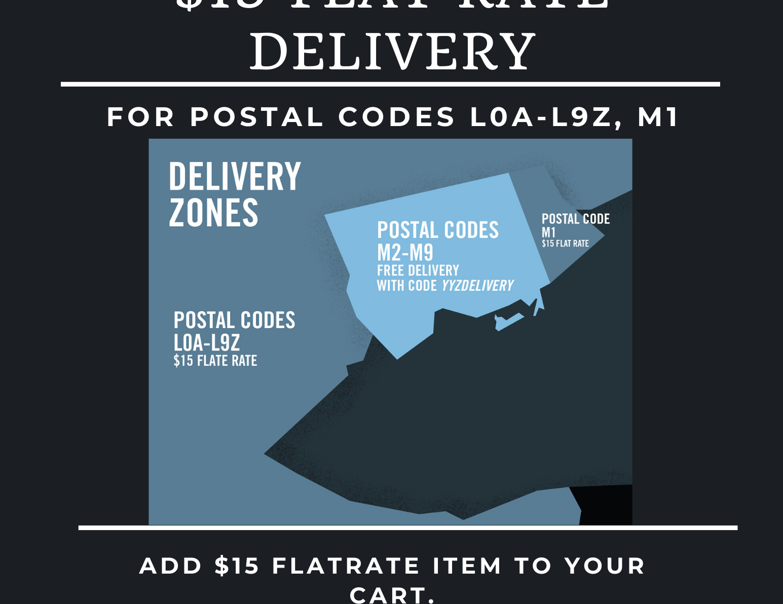 $15 Flat Rate Shipping